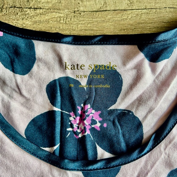 Kate Spade Pink and Blue Floral Pajama Set - Picture 2 of 5
